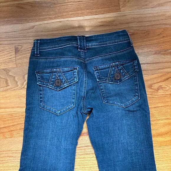 THE LIMITED Women's Blue and Navy Jeans - Picture 3 of 6